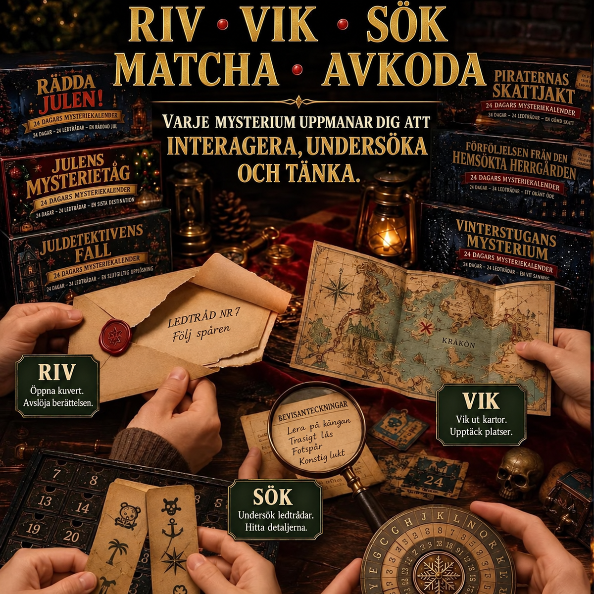 Detektivkalenderen – 24 Dagers Mysterium