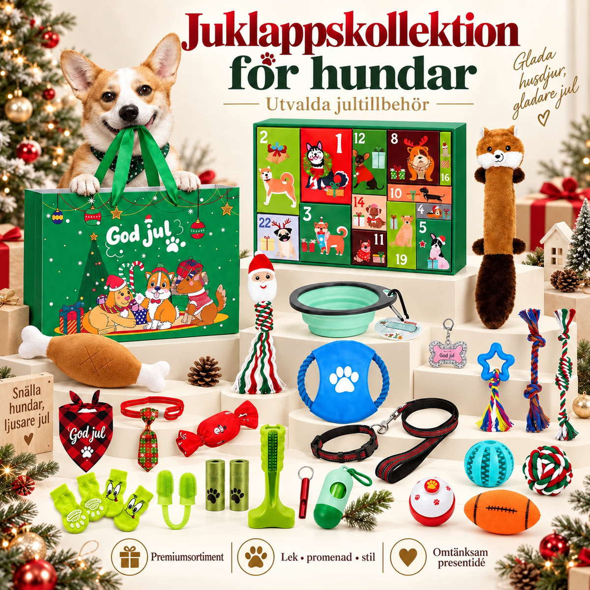 Julekalender med hundeleker
