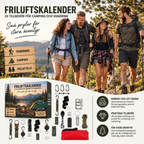 Friluftskalender – 24 tilbehør til camping og fotturer